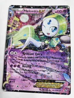 Pokemon Meloetta EX RC11/RC25 Legendary Treasures Ultra Rare Full Art Holo - Image 1