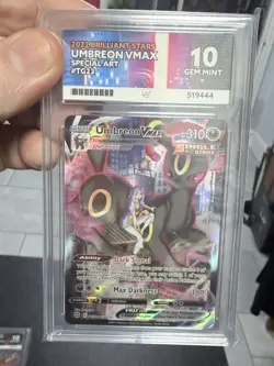 Pokemon Umbreon VMAX Brilliant Stars TG23/TG30 ACE 10 - Image 1
