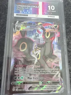 Pokemon Umbreon VMAX Brilliant Stars TG23/TG30 ACE 10 - Image 3