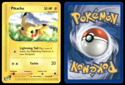 PIKACHU 124/165 C LP EXPEDITION BASE SET POKEMON - Image 1