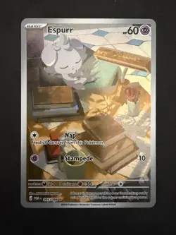 The Pokemon Company Espurr POR 095/088 2026 Full Art Foil Illustration Rare 60 … - Image 2