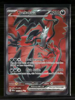 Pokemon 2026 Mega Evolution – Ascended Heroes Yveltal EX FA #105/88 - Image 1