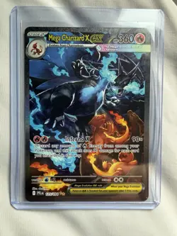 Pokemon Mega Charizard X EX SIR 125/094 Phantasmal Flames English Near Mint - Image 1