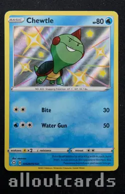 2021 Pokemon Shining Fates Chewtle Holo SV028/SV122 NM/M - Image 1