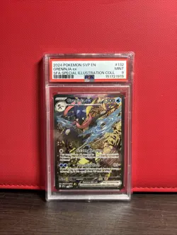 2024 Pokemon SVP #132 Greninja ex PSA 9 MINT – Special Illustration Collection – - Image 1