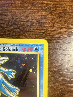 Pokemon TCG Misty's Golduck Gym Challenge 12 Holo Unlimited Rare MP - Image 3