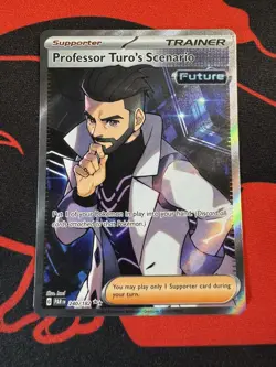 Pokemon TCG Professor Turo's Scenario 240/182 UR Paradox Rift NM - Image 1