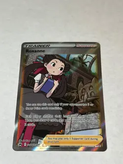 Roxanne GG66/GG70 Ultra Rare Crown Zenith Galarian Gallery Pokemon Near Mint - Image 1