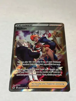 Raihan GG65/GG70 Ultra Rare Crown Zenith Galarian Gallery Pokemon Near Mint - Image 1