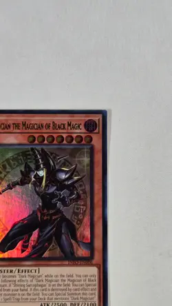Yugioh Dark Magican the Magician of black magic Ultra Rare INFO-EN006 - Image 1
