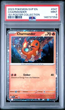 PSA 9 | Pokemon TCG | Black Star Promo | Charmander #47 - Image 1