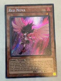 YUGIOH-1x- Red Nova - DRL3-EN017 - Secret Rare - 1st Edition - Image 1