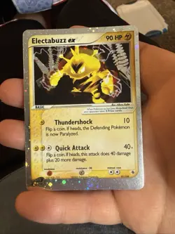 Pokemon Electabuzz EX 97/109 Ruby & Sapphire Near Mint NM SWIRL - Image 3
