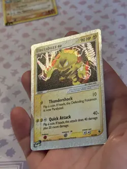 Pokemon Electabuzz EX 97/109 Ruby & Sapphire Near Mint NM SWIRL - Image 4