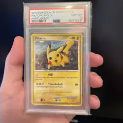 Pokemon TCG Pikachu World Collection 2010 Portuguese PSA 10 - Image 1