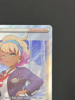 Pokemon Peonia Ultra Rare Full Art Holo Trainer 196/198 Swsh06: Chilling Reign - Image 2