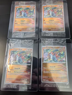 Pokemon TCG Slither Wing 107/182 Paradox Rift Best Buy 2023 Promo Stamped Sealed - Image 1