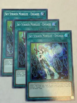 YUGIOH- Sky Striker Mobilize Engage - DASA-EN030 - Secret Rare - (PLAYSET) - Image 1