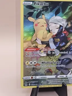 2022 Pokemon Pikachu #TG05 Lost Origin Trainer Gallery Full Art Holo - Image 3
