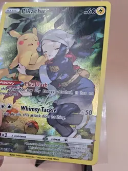 2022 Pokemon Pikachu #TG05 Lost Origin Trainer Gallery Full Art Holo - Image 4