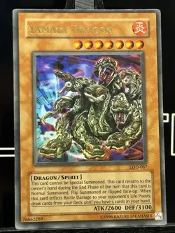 Yamata Dragon LOD-067 Ultra Rare Legacy of Darkness Holo Yu-Gi-Oh 1996 - Image 3