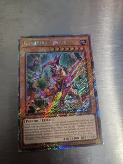 YuGiOh Kashtira Fenrir RA05-EN024 Platinum Secret Rare NM+ Condition - Image 1