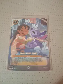 Disney Lorcana Winterspell Ohana Means Family 224/204 Enchanted - Image 1