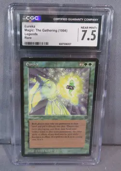EUREKA CGC 7.5 Near Mint + MTG Legends 1994 Rare Magic: The Gathering - Image 1