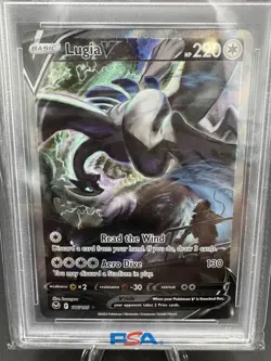 2022 Pokemon SWSH Silver Tempest Lugia V #186/195 PSA 10 GEM MINT Pokemon - Image 3