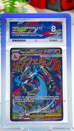 Ace 8 Pokemon TCG 2025 Promo Mega Charizard X EX #23 Ultra Premium Collection - Image 1