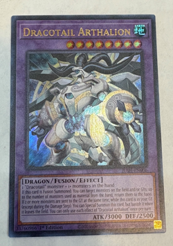 YUGIOH-1x- Dracotail Arthalion - JUSH-EN006 - Ultra Rare - 1st Edition - Image 1