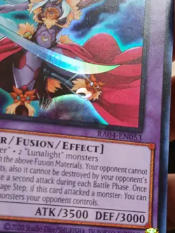 Yugioh Lunalight Leo Dancer RA04-EN053 Super Rare 1st Ed Near Mint - Image 4
