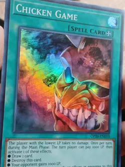 Chicken Game Super Rare OP26-EN010 Yugioh - Image 3