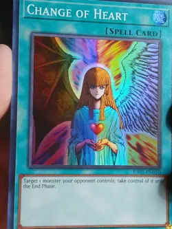 YuGiOh! - Change of Heart RA01-EN050 Super Rare 1st Edition Near Mint - Image 3