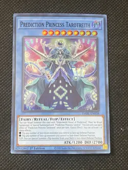 YuGiOh! - Prediction Princess Tarotreith DABL-EN038 Super Rare 1st Edition NM - Image 1