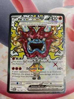 Hearthflame Mask Ogerpon EX TWM 192/167 Twilight Masquerade Card Pokemon TCG NM - Image 1