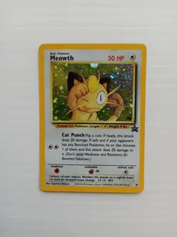 Meowth Holo Pokemon Card 10 Black Star Promo - Image 1