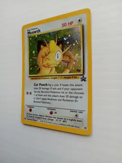 Meowth Holo Pokemon Card 10 Black Star Promo - Image 2