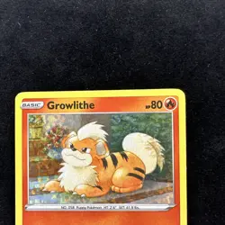 Pokemon Card Growlithe 4/15 2022 McDonalds Battle Match Holo Pokemon TCG NM/M - Image 3