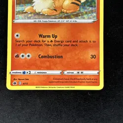 Pokemon Card Growlithe 4/15 2022 McDonalds Battle Match Holo Pokemon TCG NM/M - Image 4
