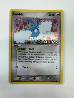 Swablu 79/107 Holo - EX Deoxys 2005 Pokemon Card - Image 2