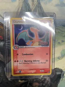 Pokemon Card Charizard 6/102 Reverse Holo Rare ex Power Keepers Stamped - LP - Image 1