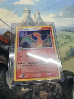 Pokemon Card Charizard 6/102 Reverse Holo Rare ex Power Keepers Stamped - LP - Image 2