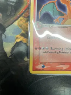 Pokemon Card Charizard 6/102 Reverse Holo Rare ex Power Keepers Stamped - LP - Image 4