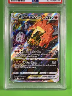 2022 Pokemon Charizard VSTAR SWSH262 Ultra Premium Collection Full Art PSA 9 - Image 4
