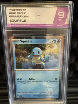 Squirtle 048 Reverse Holo PROMO English Pokemon 151 Card UK seller - Image 1