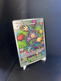 Pokemon TCG Ambipom 107/094 Me02: Phantasmal Flames Illustration Rare Holo - Image 2