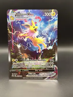 Pokemon Jolteon VMAX Oversized SWSH184 Alt Art Jumbo Size Promo NM - Image 1