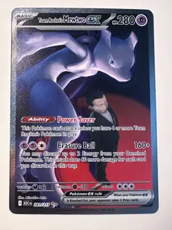 Pokemon TCG Team Rockets Mewtwo EX 281/217 Ascended Heroes SIR - Image 1