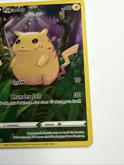 PIKACHU 2021 POKEMON SWSH CELEBRATIONS RARE FULL ART 005/025 - Image 3